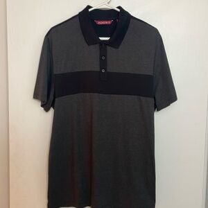 Men's polo black and grey -Large